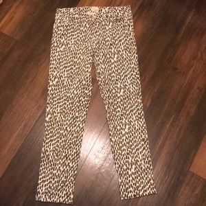 vv cute jeans w/ print! (dots are dark grey)